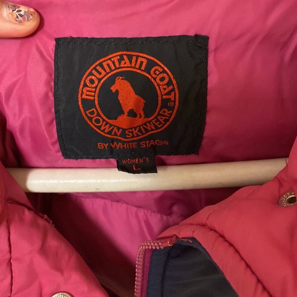Women’s Mountain Goat Down skiwear jacket sz large - Picture 2 of 9